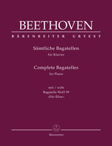 Complete Bagatelles for Piano piano sheet music cover